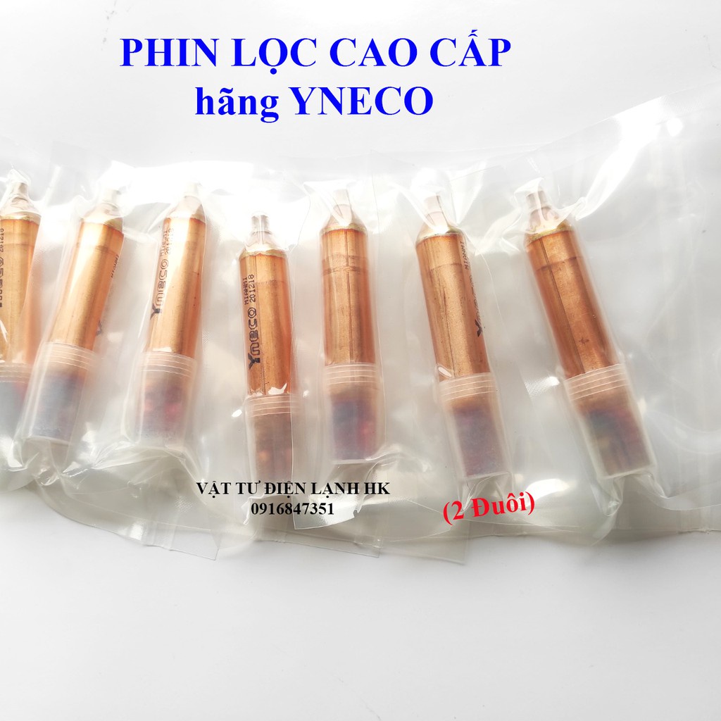 Phin lọc gas tủ lạnh một - hai đuôi 1 - 2 - fin tủ hãng YNECO mianmi 2 đuôi pin góc chữ L R600 tủ đông