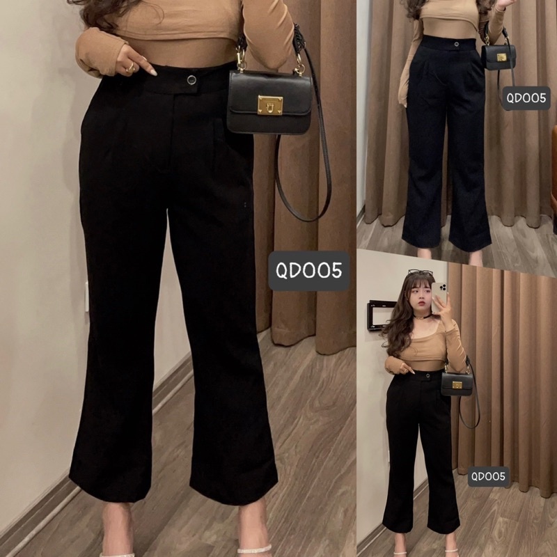 QD005 (5size 55-100kg) Quần Suông Ống Loẹ Nhẹ Maii Thươngg Bigsize | BigBuy360 - bigbuy360.vn