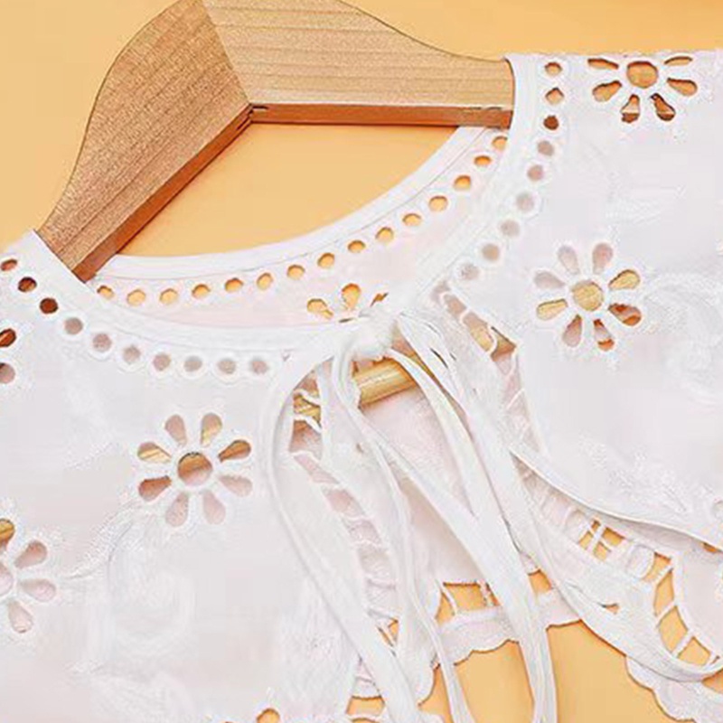 Khăn Choàng Cổ Thắt Nơ Thêu Họa Tiết Hoa Hướng Dương Ngọt Ngào Xinh Xắn Cho Nữ