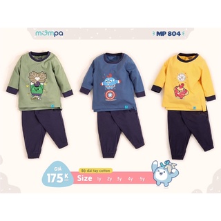 Bộ dài tay cotton Mompa (1-5Y)