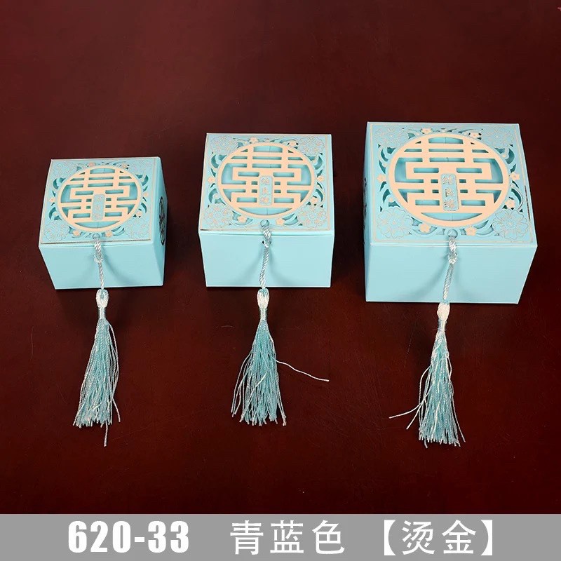 Combo 20-30c Hộp quà cưới màu Xanh - Hộp đựng bánh kẹo