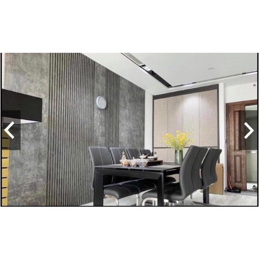 Giấy Dán Tường Xi Măng Bê Tông Nhám Có Keo Chống Thấm Nước Khổ Rộng 45cm Cuộn 10m Ovivi