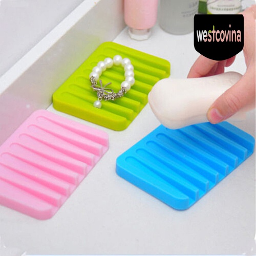 [Hot]☀ Khay Đựng Xà Phòng Bằng Silicone Dẻo Tiện Dụng