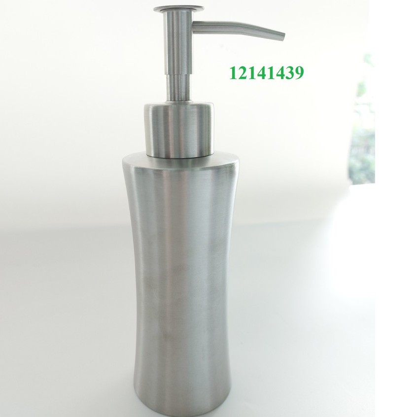 Bình inox đựng xà phòng, sữa tắm, nước rửa tay ( 250ml ), inox cao cấp 304.