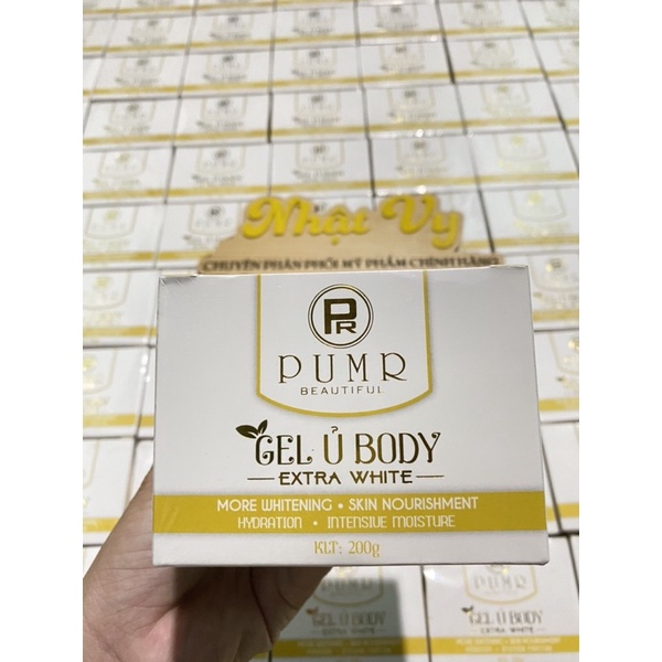 Kem gel ủ Body Pumr ⚡ CAO CẤP ⚡ Kem gel ủ toàn thân Pum Ròm Pumr dưỡng da toàn thân Trắng sáng Mềm mịn
