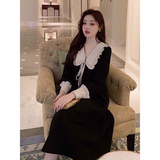 Váy tiểu thư cổ bướm