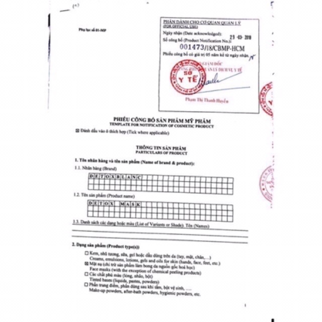 COMBO NÁM 40ml DETOX BLANC SERUM ESSENCE PEPTIDE CHÍNH HÃNG