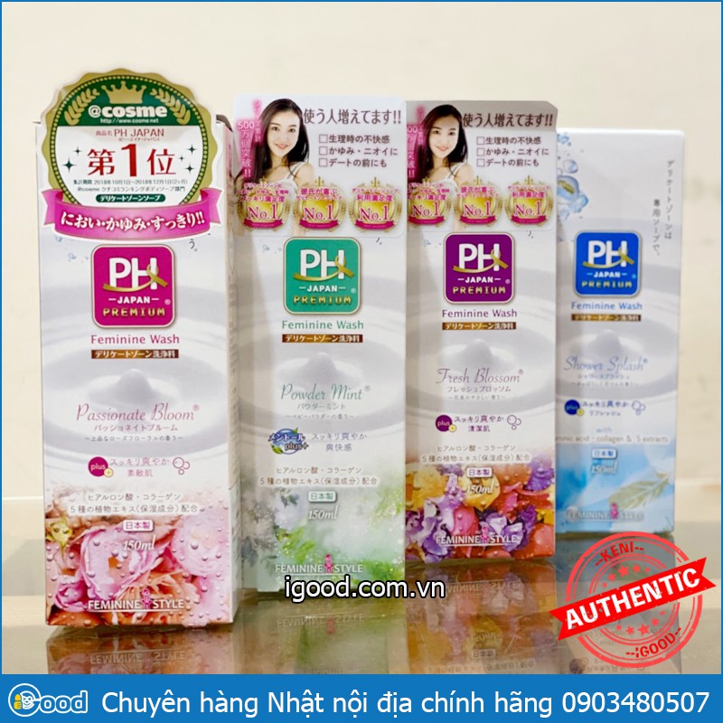 Dung dịch vệ sinh phụ nữ PH Care Premium Nhật Bản 150ml