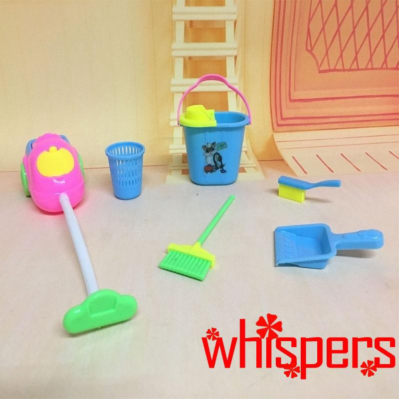 Set 6 dụng cụ vệ sinh nội thất cho búp bê