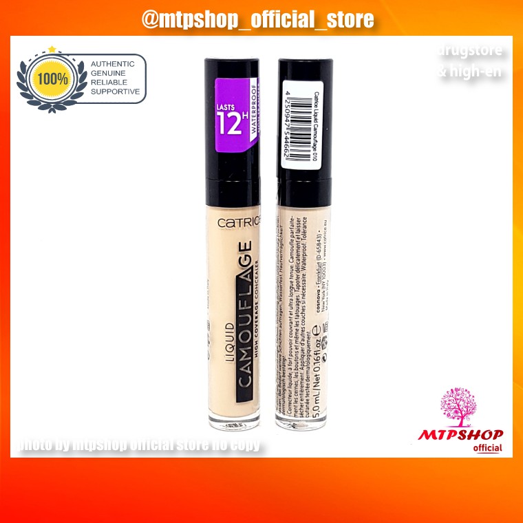 KEM CHE KHUYẾT ĐIỂM CATRICE LIQUID CAMOUFLAGE HIGH COVERAGE CONCEALER