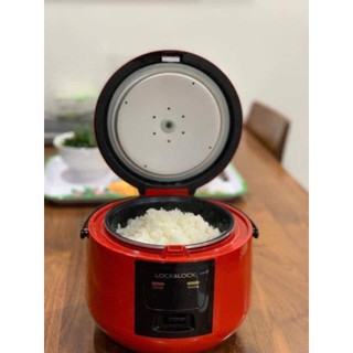 Nồi cơm điện mini lock&lock 1L, hàng CHÍNH HÃNG, BẢO HÀNH 12 tháng, có sẵn 2 màu đỏ trắng