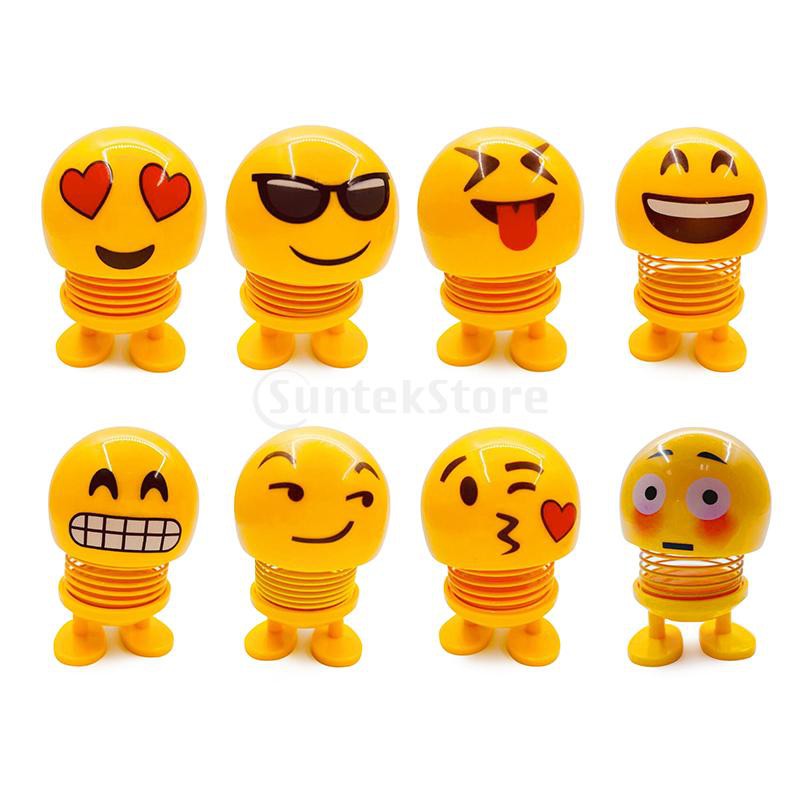 Búp bê biểu tượng cảm xúc lò xo nhún thú vị