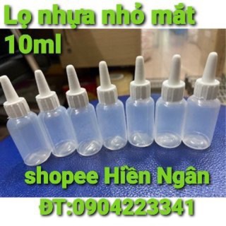 Lọ nhựa nhỏ mắt 10ml combo 100lọ