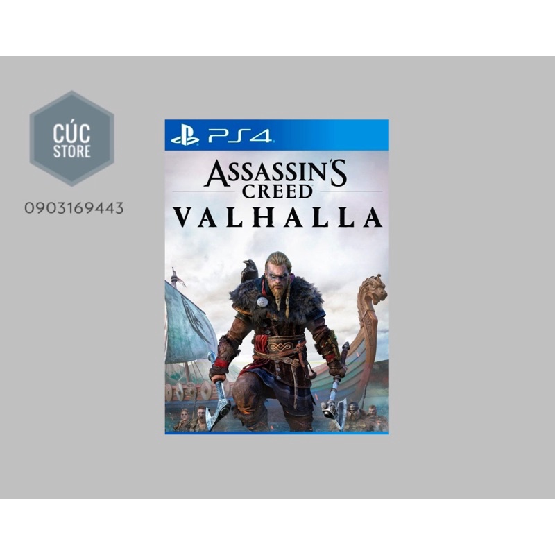 Đĩa chơi game PS4: Assassin's Creed Valhalla