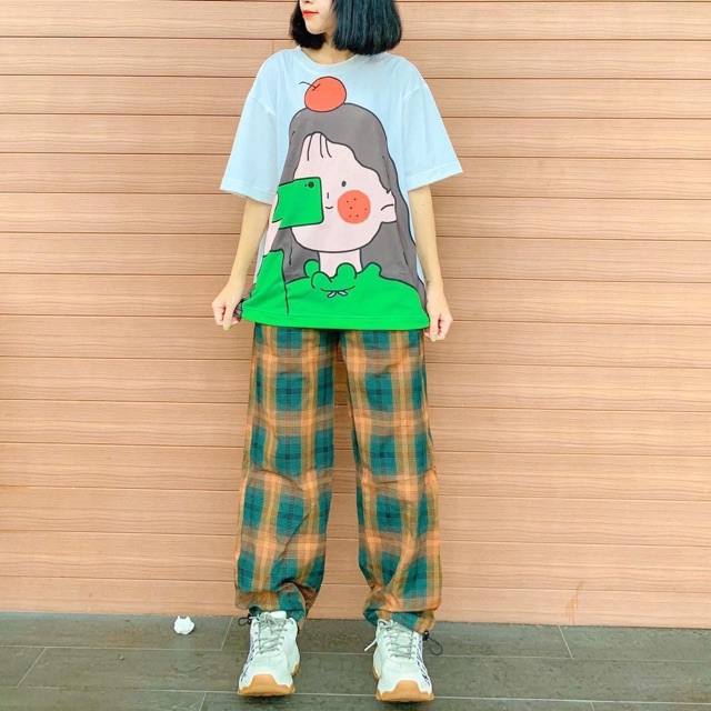 Set Overtee 3D+ Jogger Pant Caro Ảnh Thật [10 mẫu]