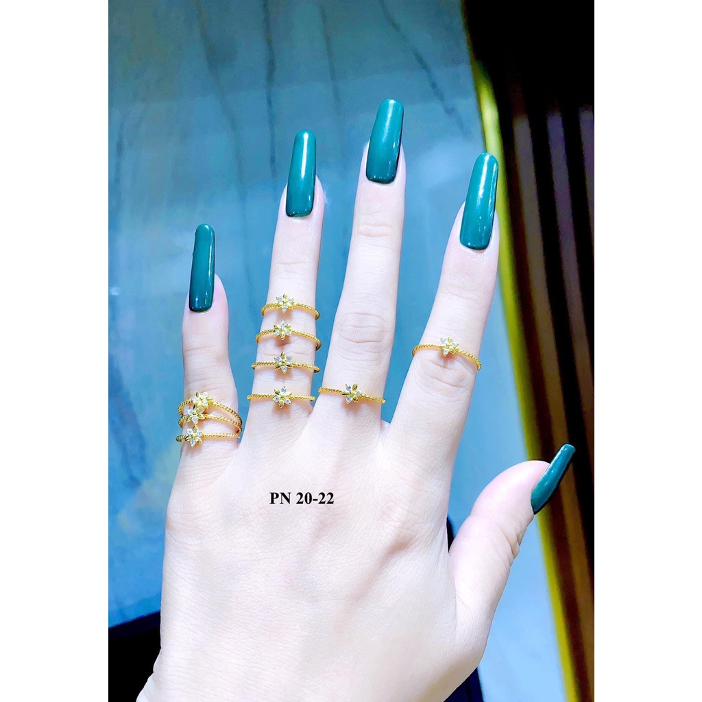 Nhẫn hoa 6 cánh ,nhẫn nữ cao cấp MC