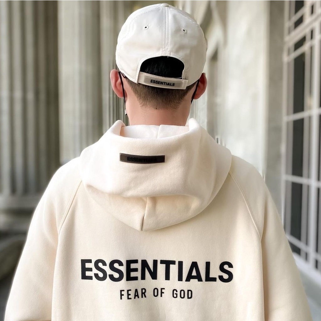 Áo hoodie FEAR OF GOD FOG ESSENTIALS SS21 cao cấp, Áo khoác nỉ form rộng ESSENTIALS silicon chất liệu nỉ bông oversize | BigBuy360 - bigbuy360.vn