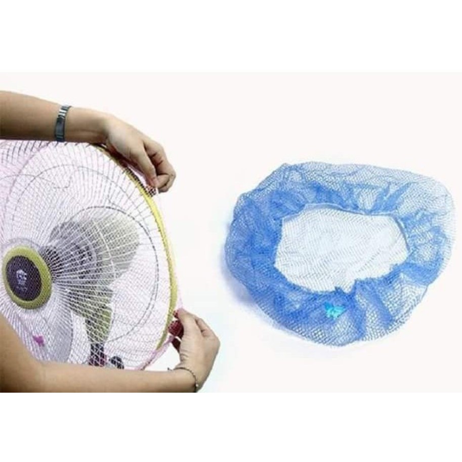 (Màu ngẫu nhiên) Lưới trùm quạt an toàn cho bé (đường kính 30 - 35cm)