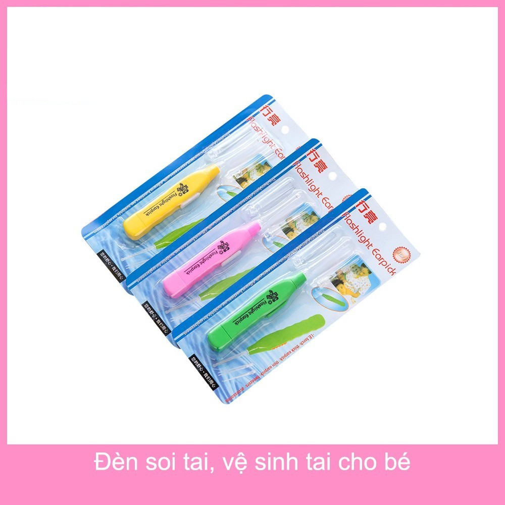 Đèn Soi Tai Cho Bé, Dụng Cụ Lấy Ráy Tai Cho Trẻ Có Đèn Tiện Dụng