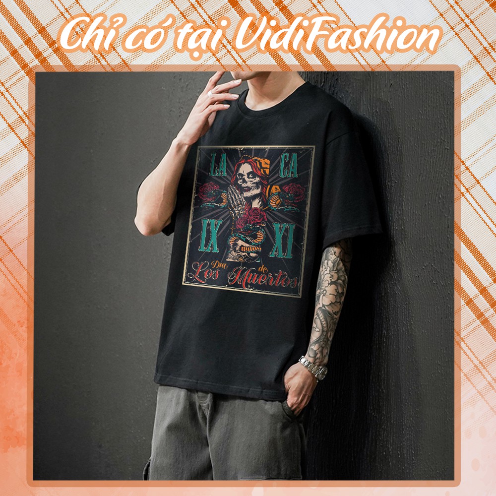 Áo thun phong cách US Gangster 2174-2 bụi bặm siêu cá tính chỉ có tại VidiFashion