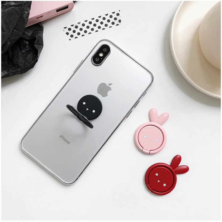 Nhẫn đỡ điện thoại hình chú thỏ đáng yêu