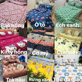 Set chăn phao ga gối poly