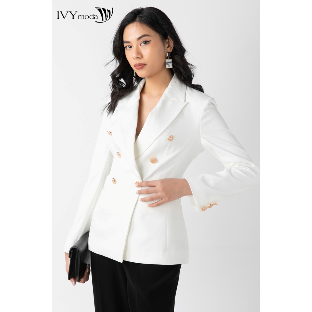 Áo vest nữ cổ 2 ve IVY moda MS 67T0069