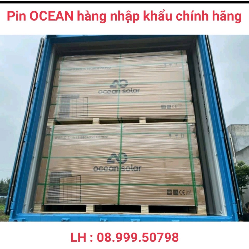 Tấm pin NLMT OCEAN SOLAR 450W Half Cell .
