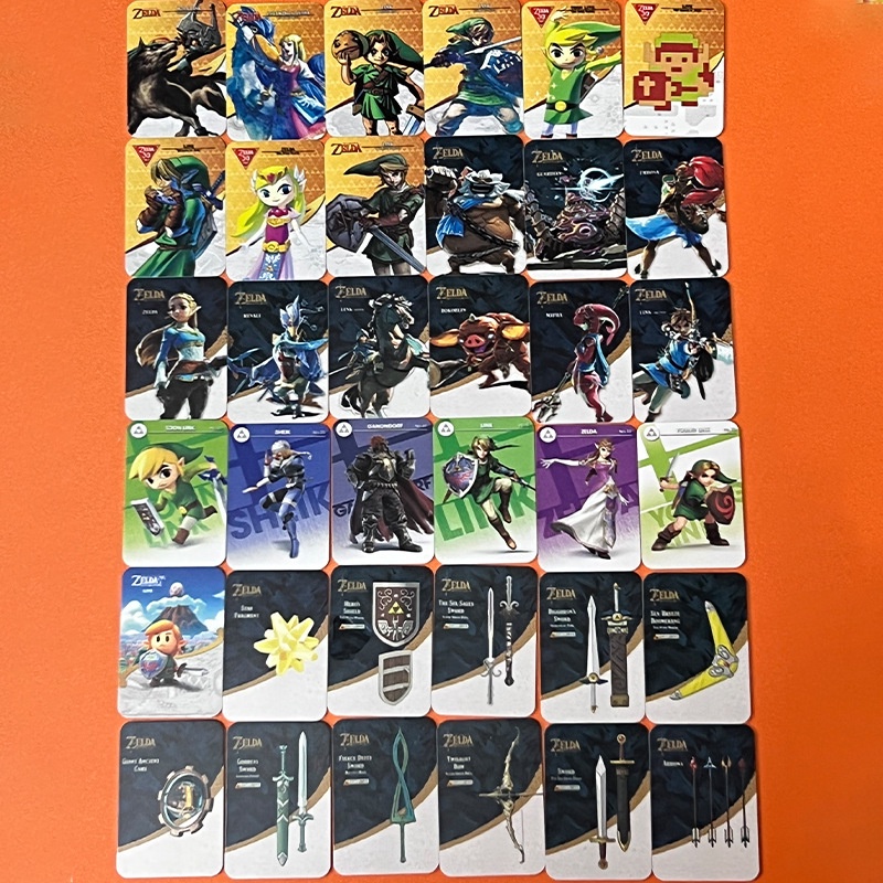 Set 36 Tấm Thẻ Liên Kết Công Tắc Apocalypse The Legend of Zelda Breath of The Wild Calamity