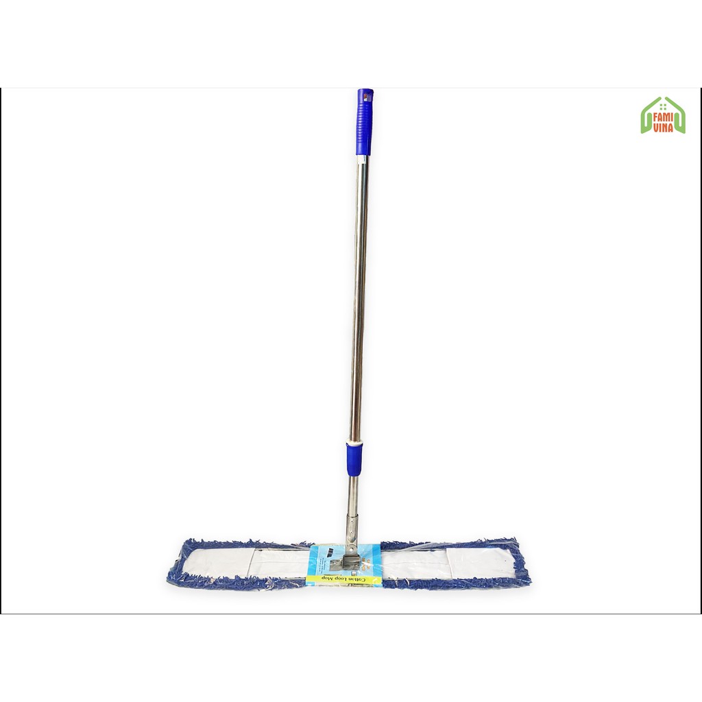 Cây lau nhà công nghiệp 80cm cây lau bẹ san hô sợi microfiber siêu sạch lau trường học bệnh viện toà nhà khu công nghiệp