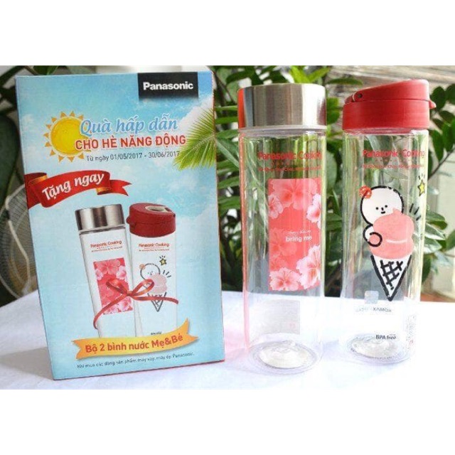 Set 2 bình nước mẹ và bé Komax