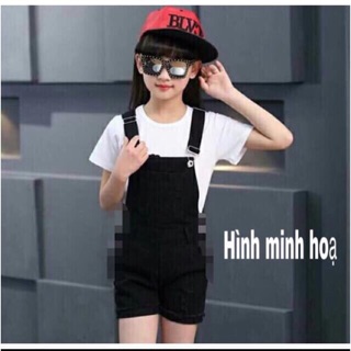 Yếm kaki cho bé gái