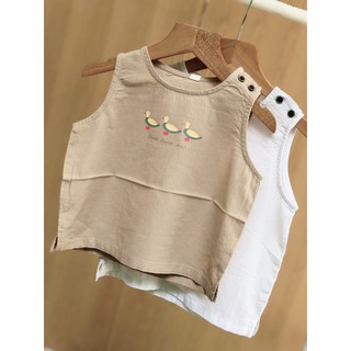 Áo ba lỗ lien con vịt