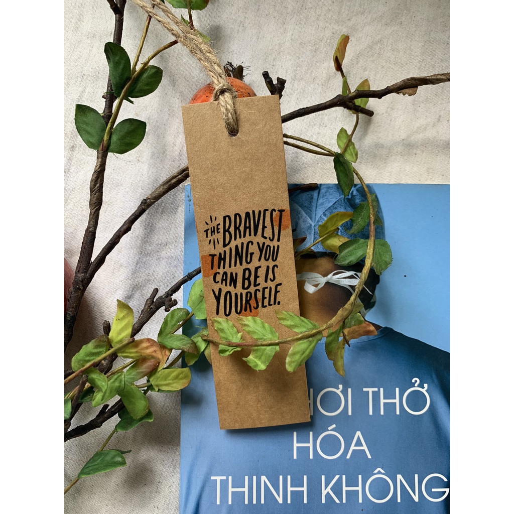 bookmark vintage mẫu THE BRAVEST - dễ thương và tiện dụng