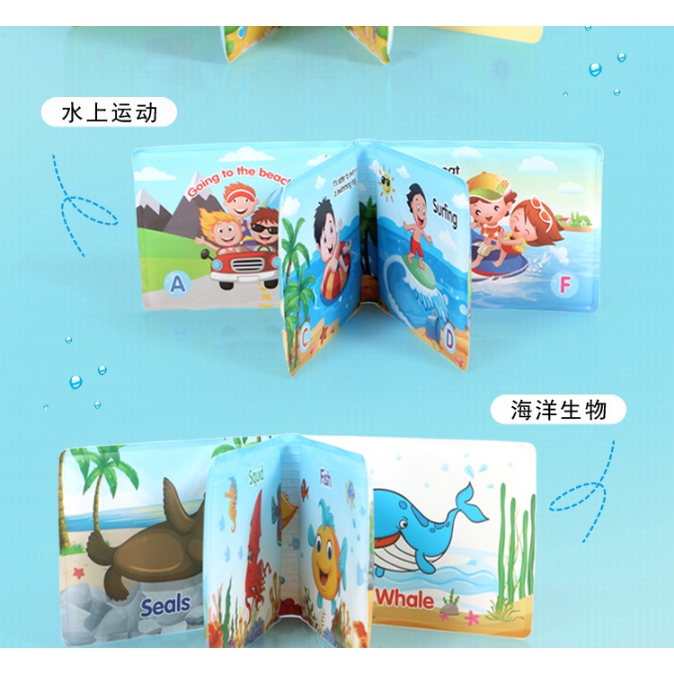 Sách vải - sách vải cho bé kích thích thị giác với nhiều chủ đề bằng tiếng anh giúp bé vừa chơi vừa học