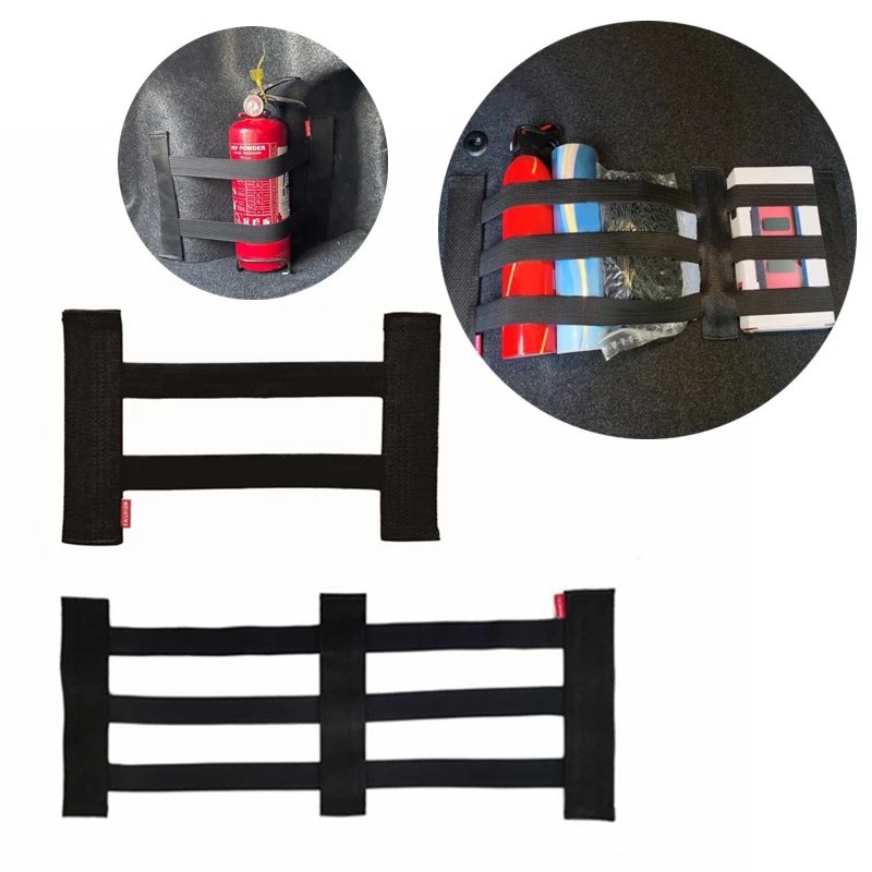 Dây Đai Cố Định An Toàn Tự Dính Có Thể Điều Chỉnh Đa Năng Màu Đen Chất Lượng Cao Cho Xe Hơi