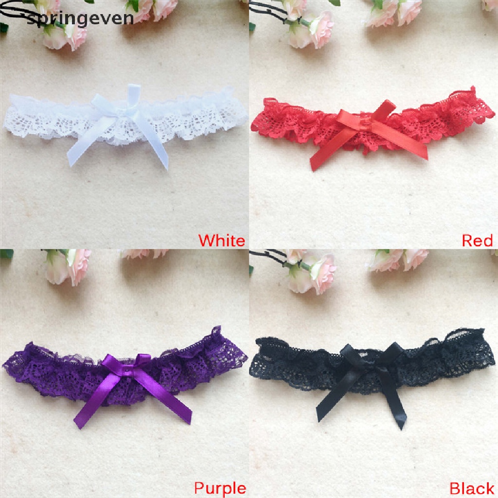 Nịt Bít Tất Ren Đính Nơ Bướm Có Thể Điều Chỉnh Cho Cô Dâu