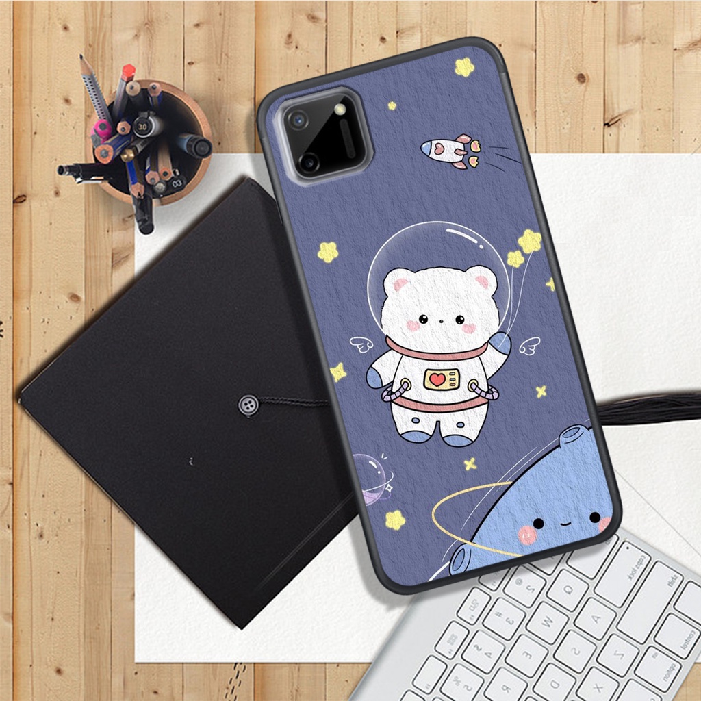 [ HOT BỎNG TAY] ỐP LƯNG OPPO REALME C11/C11 2021  , IN HINH CHIBI PHI HÀNH GIA ĐÁNG YÊU, SIÊU CUTE.