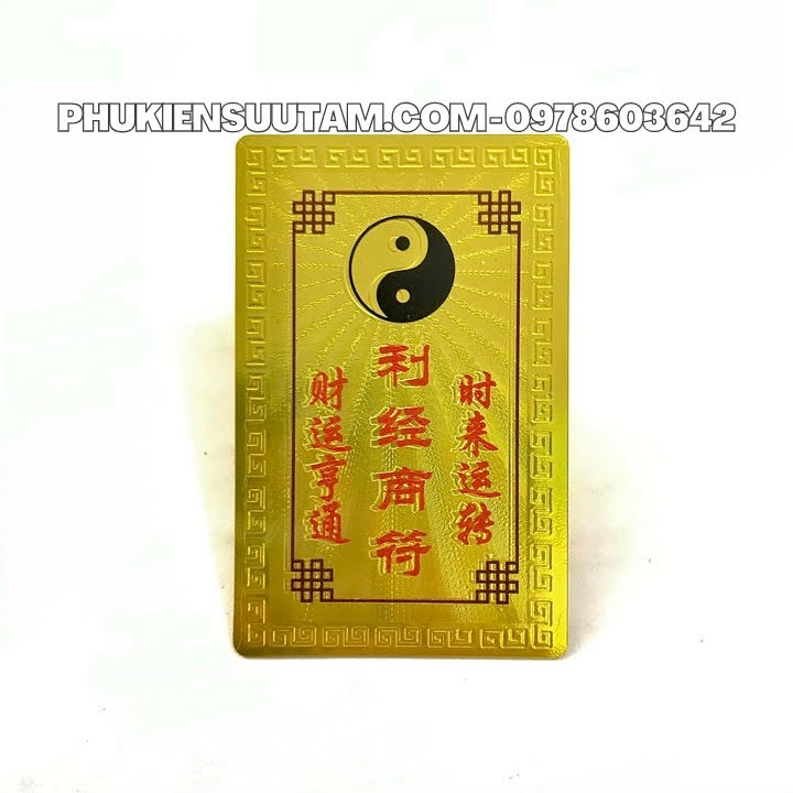 Thẻ Kim Bài Kinh Doanh, kích thước: 8.3cmx5.3cmx0.2cm - SP005739