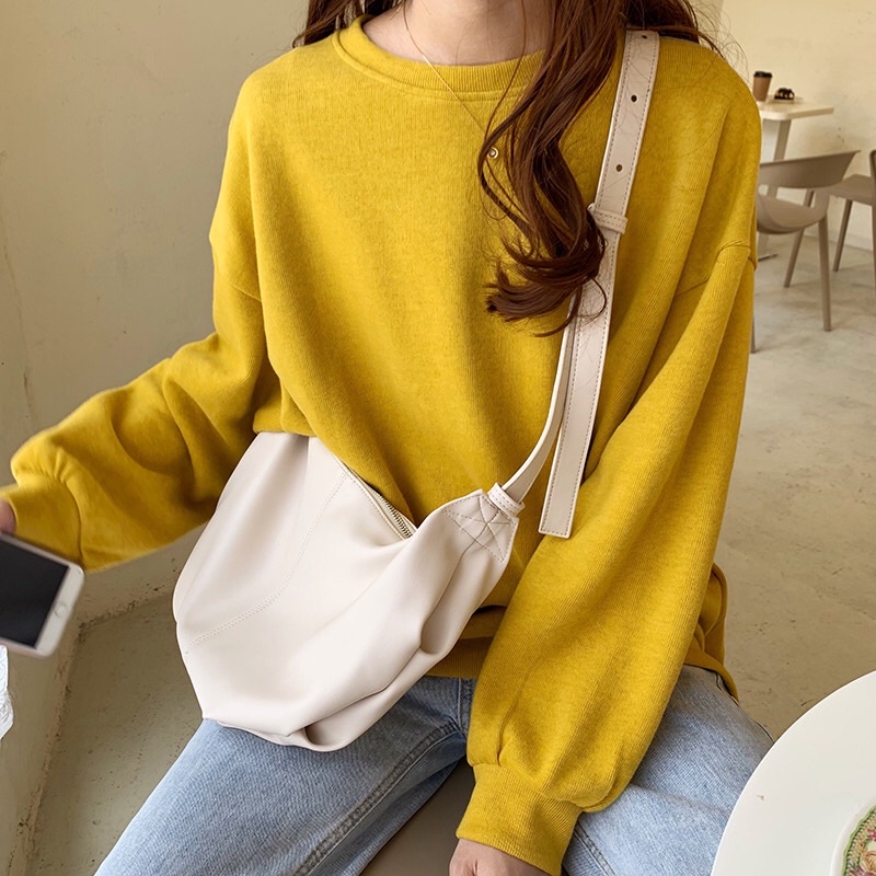 Túi đeo chéo bao tử da PU tốt đi học đi chơi