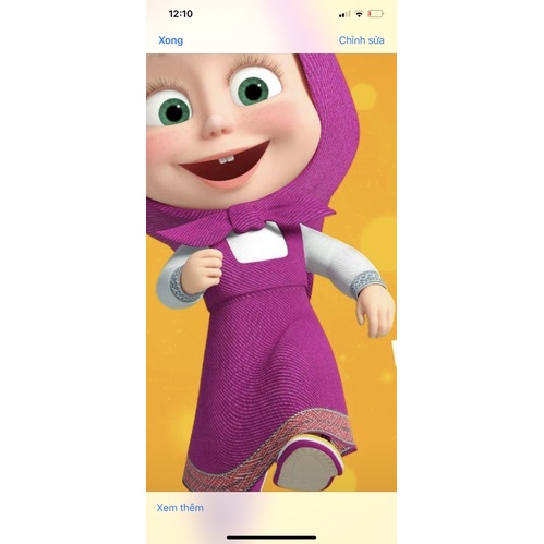 Váy cô bé Masha cho bé hoá trang halloween