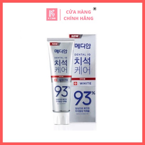 Kem đánh răng trắng sáng MEDIAN DENTAL IQ 93% 120g NCC Shoptido