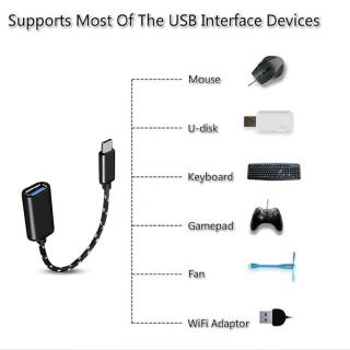 Dây cáp USB 2.0 - Type C cho điện thoại/máy tính