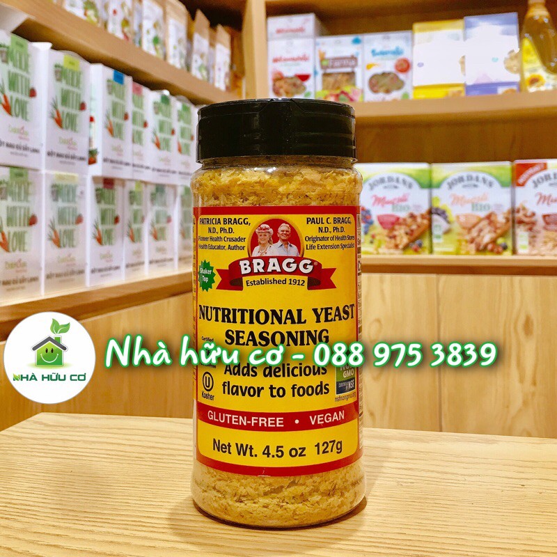 Nấm men dinh dưỡng Bragg Nutritional Yeast Seasoning 127 gr - Date : 8/2022