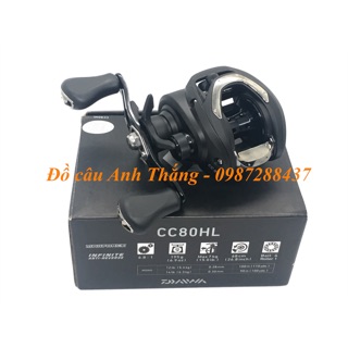 Máy câu lure ngang Daiwa CC80HL tay trái chính hãng.