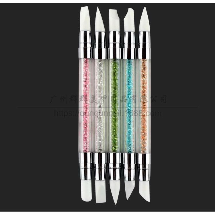 Bộ 5 cây nắn gel cán đá- cọ sillicon
