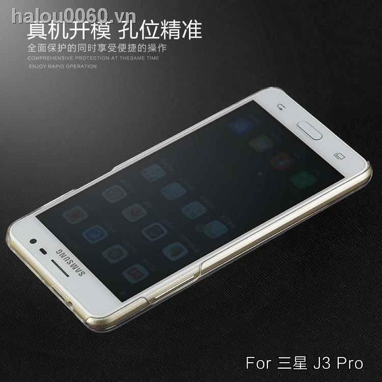 Ốp Lưng Trong Suốt Đính Đá Cho Samsung Galaxy J3 Pro J3119 J3Pro