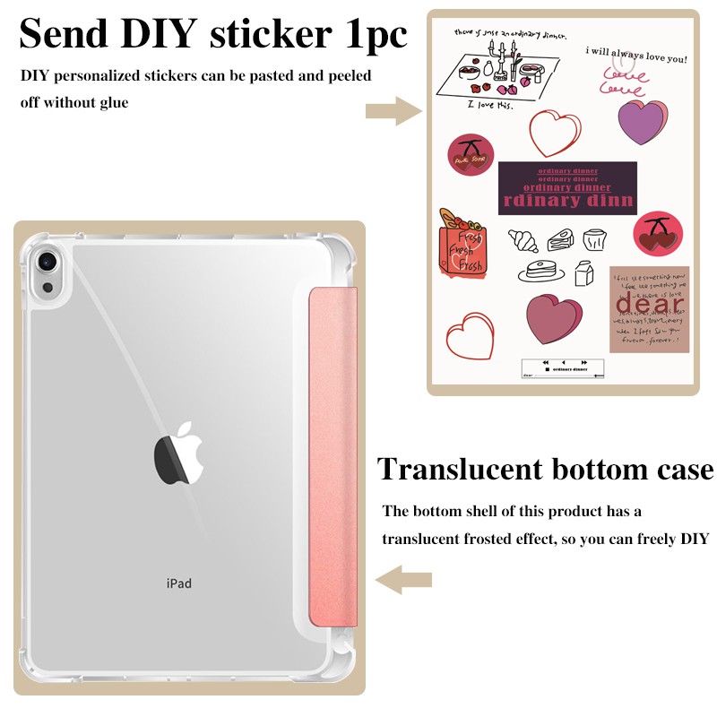 Ốp Máy Tính Bảng Cho Ipad Air 10.9 Pro11 Gen8 / Gen7 10.2 Mini 4 / 5 Pro / Air3 10.5 6th / 5th / Air 1 / Air2 / 9.7 2020/2021/2019/2018