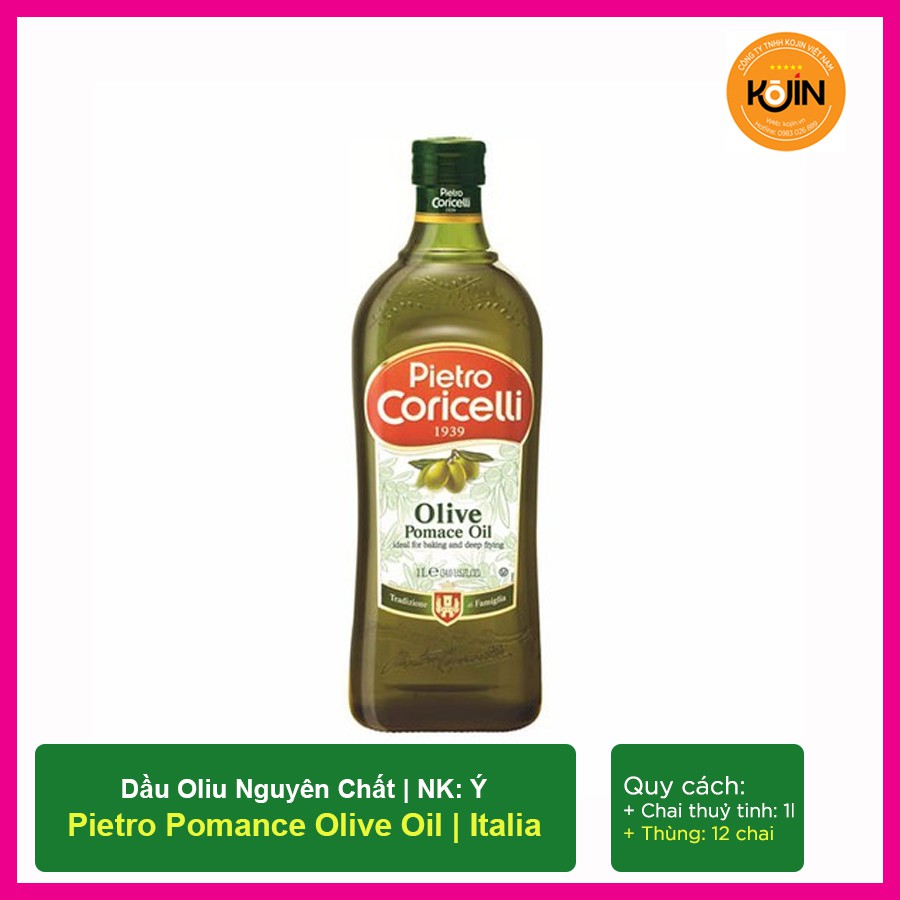 [HSD: 01.2023] Dầu Oliu Nguyên Chất Cao Cấp Pomance Olive Oil 1L - Nhập Khẩu Ý | BigBuy360 - bigbuy360.vn