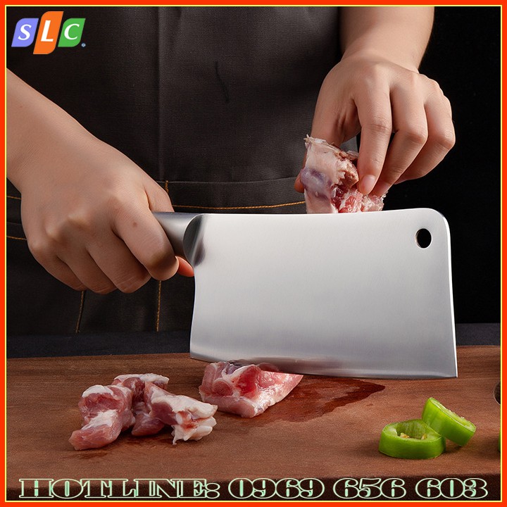 Bộ dao ⚡️𝐅𝐑𝐄𝐄 𝐒𝐇𝐈𝐏⚡️ làm bếp Master 06 món JAPAN, Bộ dao chặt xương kèm khay đựng - SLC.VN